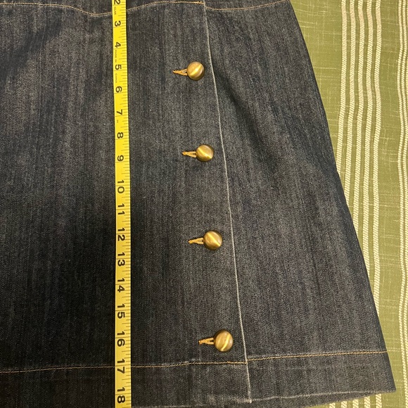 NWOT vintage Michael Kors denim skirt - Picture 4 of 6